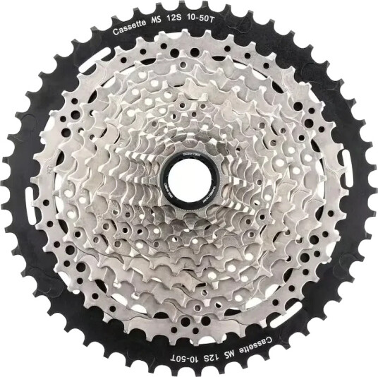 CONTEC Grad kassett 11-50 12 speed Shimano Micro Spline sølv/sort