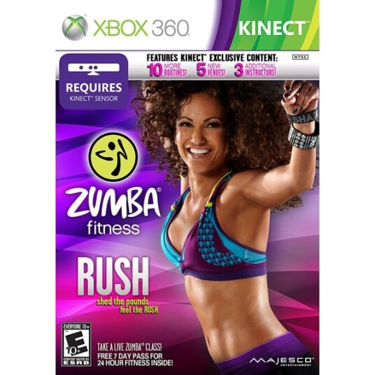 Zumba Fitness Rush Requires Kinect Xbox 360