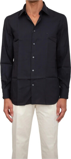 Emporio Armani Herre Skjorter Blå S,