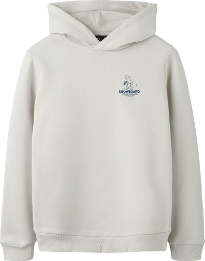 LMTD Hettegenser - Svette - NlmInstru - Damp Blue/W. Sargasso Se - LMTD - 9-10 år (134-140) - Hettegenser - Beige