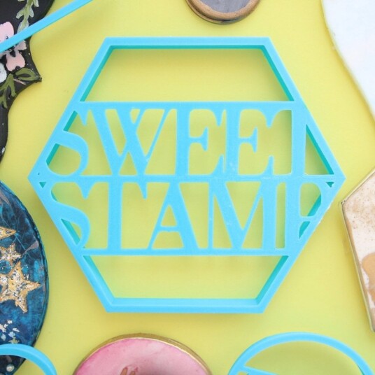 Sweet Stamp Utstikker Til Kaketopp Hexagon 