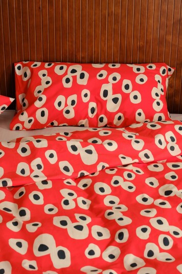 Jotex Putetrekk 50x90 Cm Økologisk tomatrød OVO 21672440206