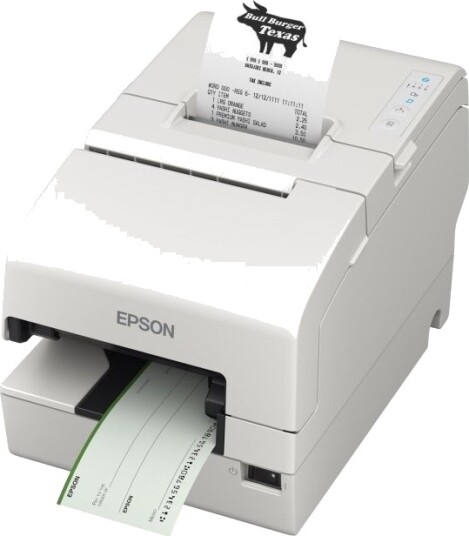 Epson Tm H6000vi-101 - Kvitteringsskriver - Termolinje/Punktmatrise - 230 X 297 Mm, Rull (7,95 Cm) - 180 X 180 Dpi - 9 Pin - Inntil 500 Mm/Sek - Seriell, Usb 2.0, Lan, Usb 2.0 Vert - Kutter - Delkuttskjærer - Hvit