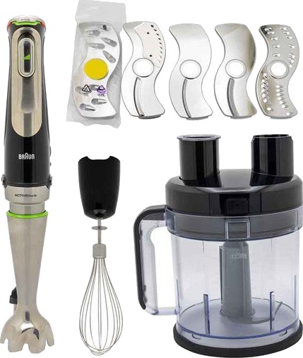 Braun Multiquick 9 Stavmikser 1200W 2L Rustfritt Stål Braun Multiquick 9 Stavmikser 1200W 2L Rustfritt Stål
