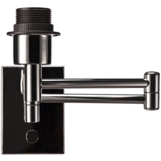 Slv Fenda Vegglampe M/arm U/skjerm E27 Krom