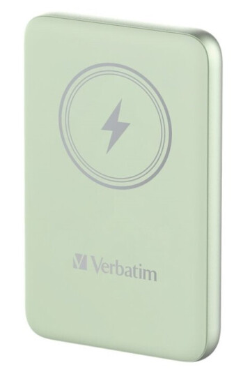Verbatim Charge "N" Go - Trådløs Nødlader - Magnetmontering - Li-Pol - 10000 Mah - 20 Watt - 2.4 A - Apple 2.4A, Apple Fast Charge, Bc1.2, Pd 3.0, Quick Charge 3.0 (24 Pin Usb-C) - Grønn Verbatim Charge "N" Go - Trådløs Nødlader - Magnetmontering - Li-Pol - 10000 Mah - 20 Watt - 2.4 A - Apple 2.4A, Apple Fast Charge, Bc1.2, Pd 3.0, Quick Charge 3.0 (24 Pin Usb-C) - Grønn