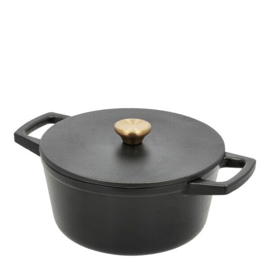 Holm Støpejernsgryte 3,6L 22,5 cm svart Holm Støpejernsgryte 3,6L 22,5 cm svart