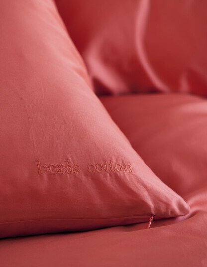 Borås Cotton Cloud sengesett 140x220/50x70 Orange / Langusta