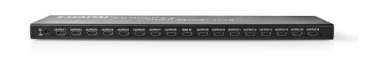 Nedis 16-porters HDMI Splitter 4K@60Hz Antrasitt Metall