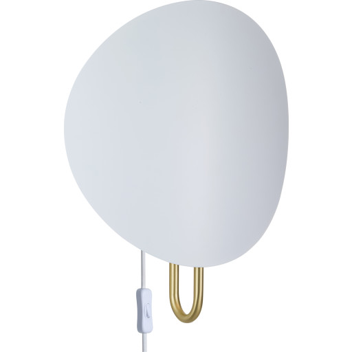 DFTP Spargo Vegglampe White/Brass DFTP Spargo Vegglampe White/Brass
