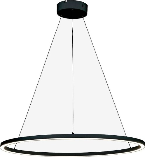 Aneta Lighting Pendellampe Oda rund Svart Takpendler