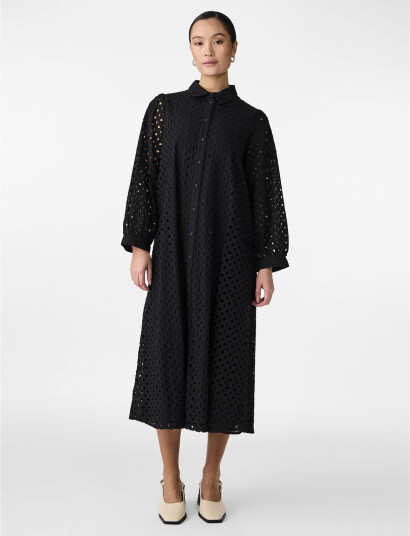 YAS Yasjosanne 7/8 Midi Dress S. Noos - Black - XS