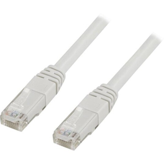Deltaco Cat6 35m Nettverkskabel U/UTP Hvit