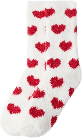 Lindex 2 Pack Fluffy Socks OFF WHITE 39/41