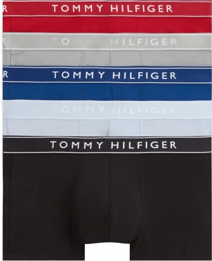 Tommy Hilfiger 5P Trunk SKY BLU MED RED OP BLU BLK ANTI SLV S Tommy Hilfiger 5P Trunk SKY BLU MED RED OP BLU BLK ANTI SLV S