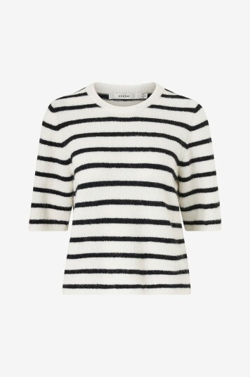 Gestuz Topp AlphaGZ SS Tee Striped Flerfarget