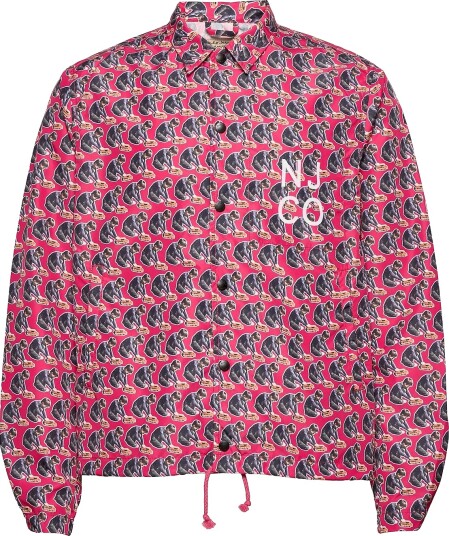 Nudie Jeans Josef Coach Jkt Logo Boy Pink S