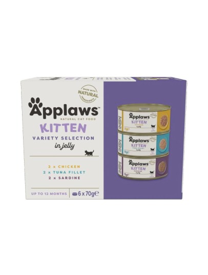 Applaws Multipack Kitten Variety Jelly Selection 6X70G Applaws Multipack Kitten Variety Jelly Selection 6X70G