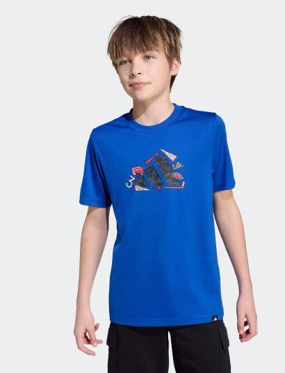 adidas Sportswear J Camo Train T Blue 140