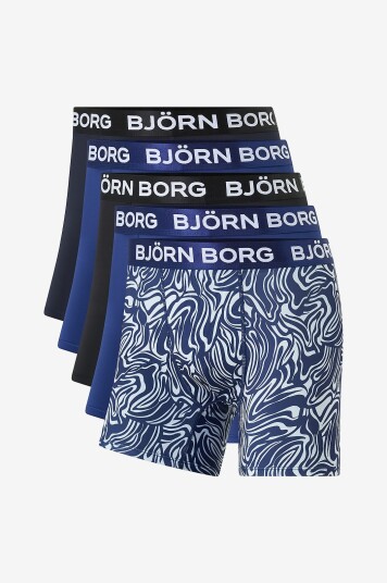 Björn Borg Boksershorts Sports Microfiber 5 pakning Flerfarget