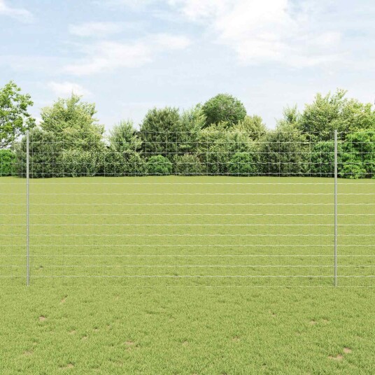 Gjerde med innlegg. sølv 1.6 x 10 m Stål