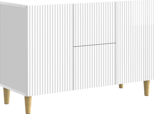  Serviesskap Høgglans hvit 89 x 34,5 x 60 cm Konstruert tre