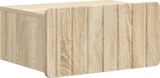  Vegghengt Nattbord Sonoma eik 49 x 34,5 x 24 cm Konstruert tre