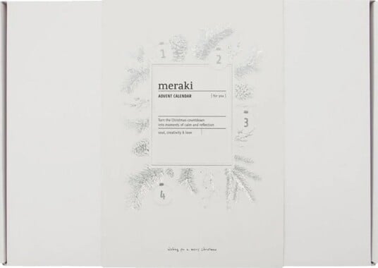 Meraki   Gavesett med håndsåpe/håndkrem/duftlys/duftpinner