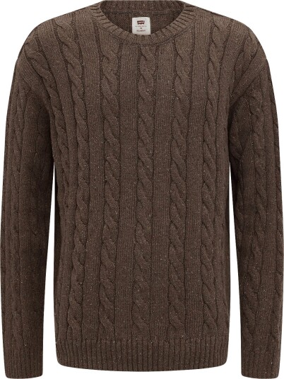 Levi"s® Laurel Crew Cable Neps Cappuci   BROWNS   S