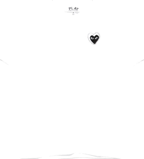Comme des Garçons Play Dame Topper Hvit S,