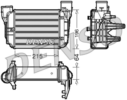 Intercooler DENSO DIT02002
