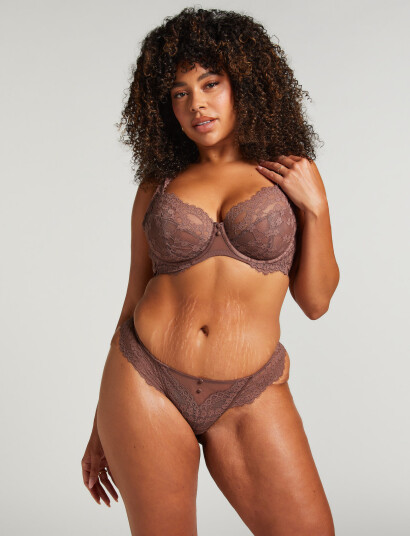 Hunkemöller Daisy String R - Purple - XS