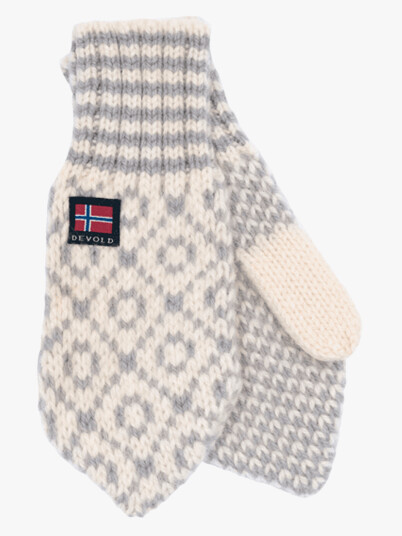Devold Svalbard Mitten Hvit L Devold Svalbard Mitten Hvit L