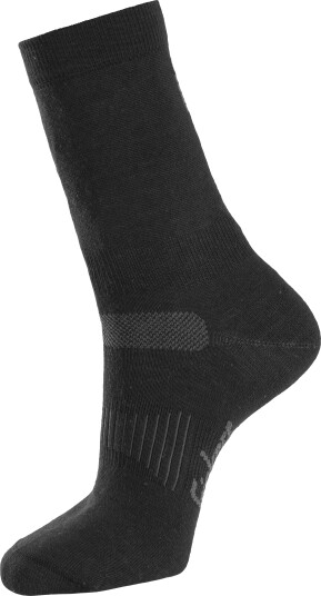 Snickers Workwear Strømpe 9216-0400 2-PAKNING, Svart 37–40
