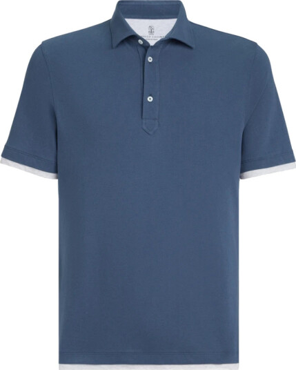 Brunello Cucinelli Herre Topper Blå S,