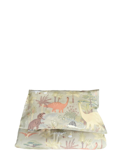 Majvillan Dinosaur Vibes Green Junior Bed Set 100X130 Cm   Green   100X130CM