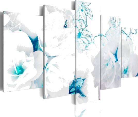 Bilde Turquoise Threads 100x50 Artgeist sp. z o. o.