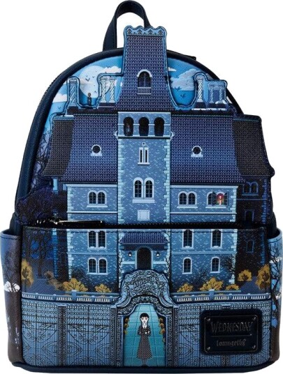 Loungefly Wednesday Nevermore Academy-ryggsekk