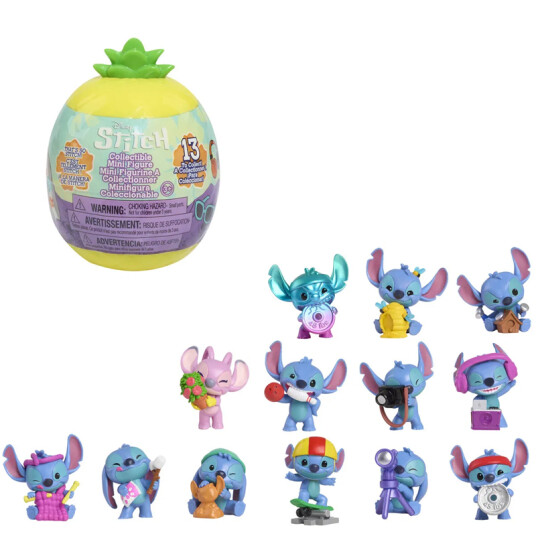 Disney Stitch Collectible S2 Mini Samlefigurer Disney Stitch Collectible S2 Mini Samlefigurer