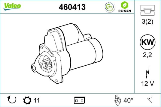 VALEO 460413 Starter