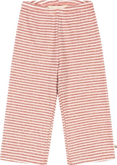 Konges Sløjd Bukser Rolli Stripe Utsvingt Rose Cream Stripe Konges Sløjd 9 10 år (134 140) Bukser bomull Hvit Rosa