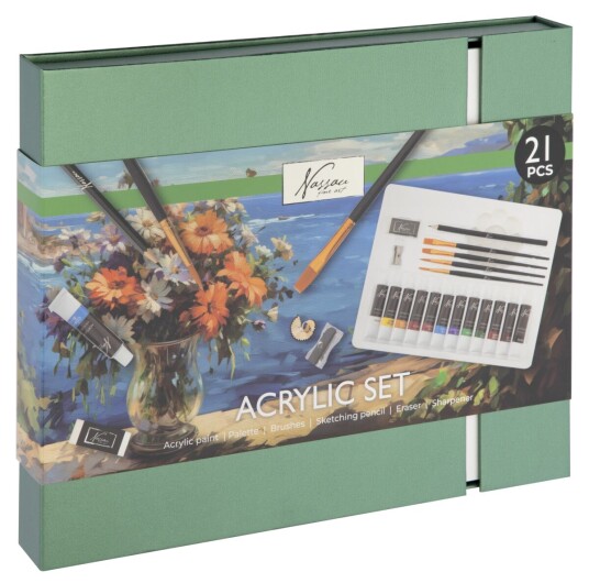 Nassau Acrylic Art Set 21 pcs. AR0988/GE