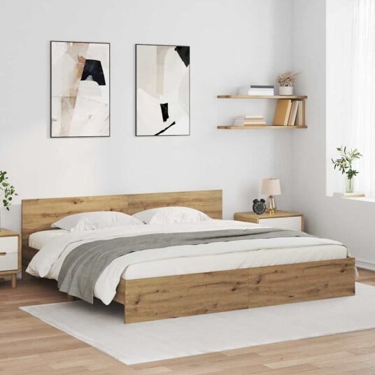  Sengestamme Artisan Eik 200 x 200 cm Konstruert tre