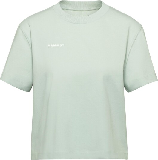 Mammut Women"s Mammut Base Cropped T Shirt Mini Logo Silver Sage S Mammut Women"s Mammut Base Cropped T Shirt Mini Logo Silver Sage S