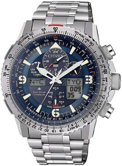 Citizen Herreklokke JY8100 80L Blå/Titan Ø45 mm Citizen Herreklokke JY8100 80L Blå/Titan Ø45 mm