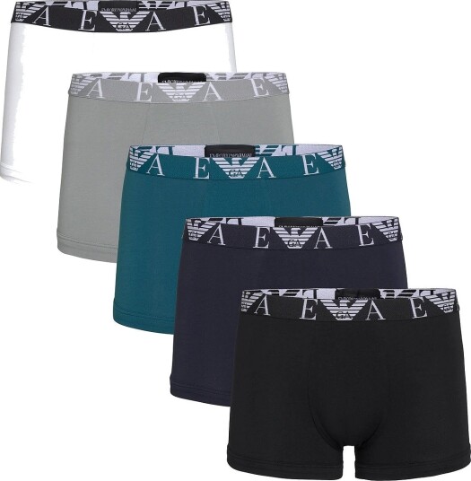 Emporio Armani 5 Pack Bottom Part BLK/MON/BLU/OCT/WHIT M