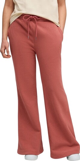 PUMA HER Comfort High Waist Straight Joggebukser Dame Rød XL