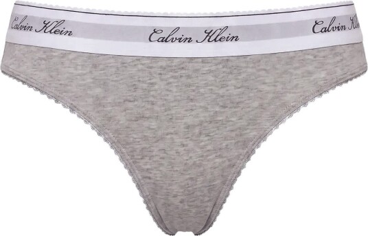 Calvin Klein Thong GREY HEATHER XS Calvin Klein Thong GREY HEATHER XS