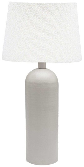 PR Home Riley bordlampe Matt beige/hvit skjerm 54 cm Beige