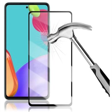 Samsung Galaxy A52 5G/A52S 5G/A53 5G Mocolo Full Dekning Beskyttelsesglass 9H Svart Kant